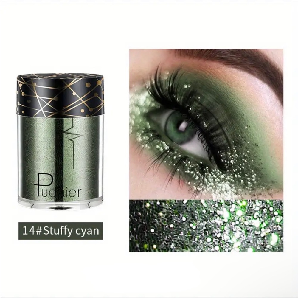NWY CYAN EYE GLITTER
